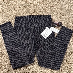 Athleta womens Black and White Patterned Leggings. Size small